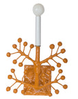 pumpkin blush Nini wall light paper mache berry design