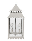 iron lantern with scallop edges for Stray Dog Designs