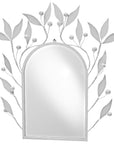 Mirror by Stray Dog Designs, papier mache with leaves and berries.