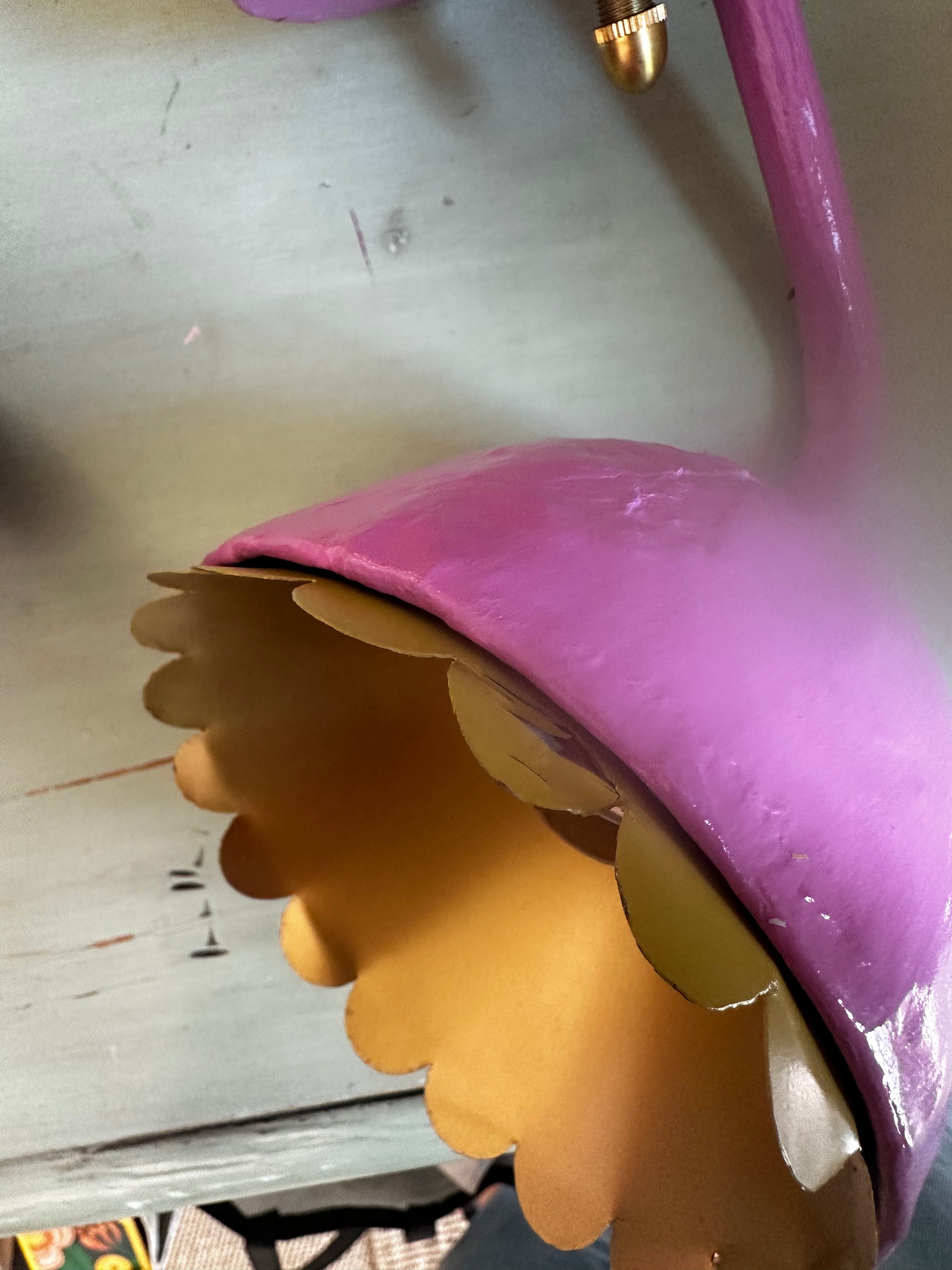 LOCAL PICKUP - Pair of Millie Sconces - Magenta