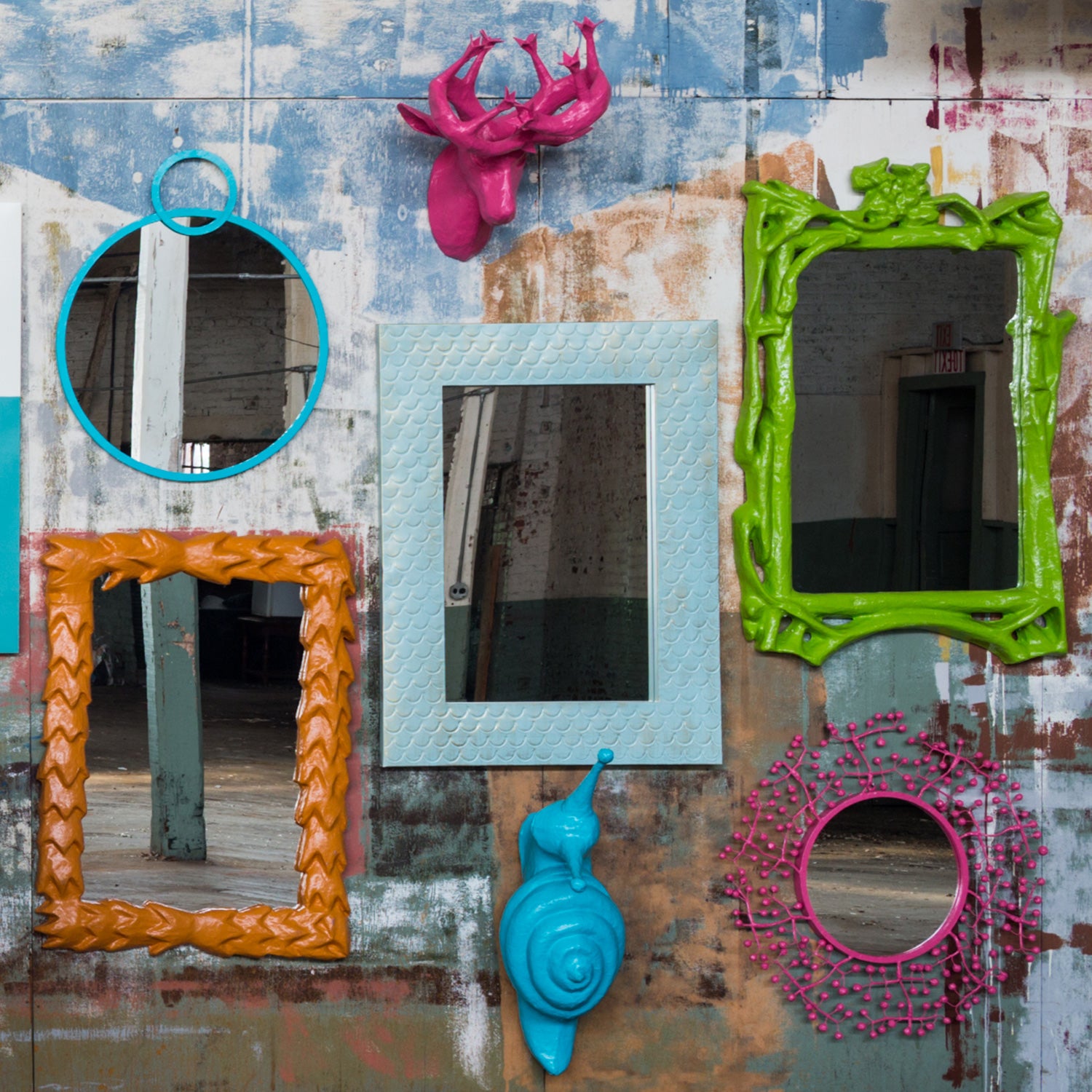 Tropical Mirror in funky wall of mirrors