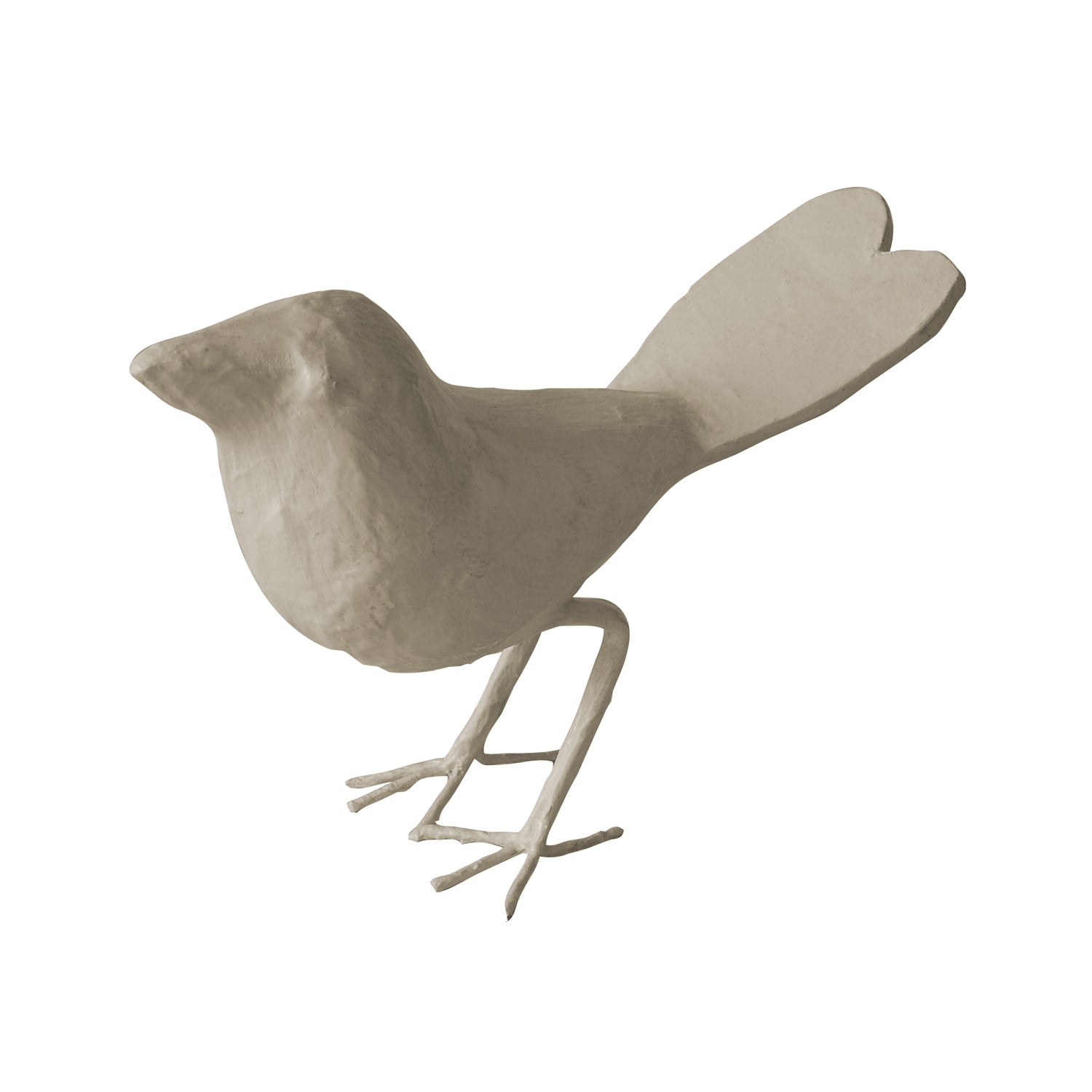 Papier Mache Love Bird in kingsport gray