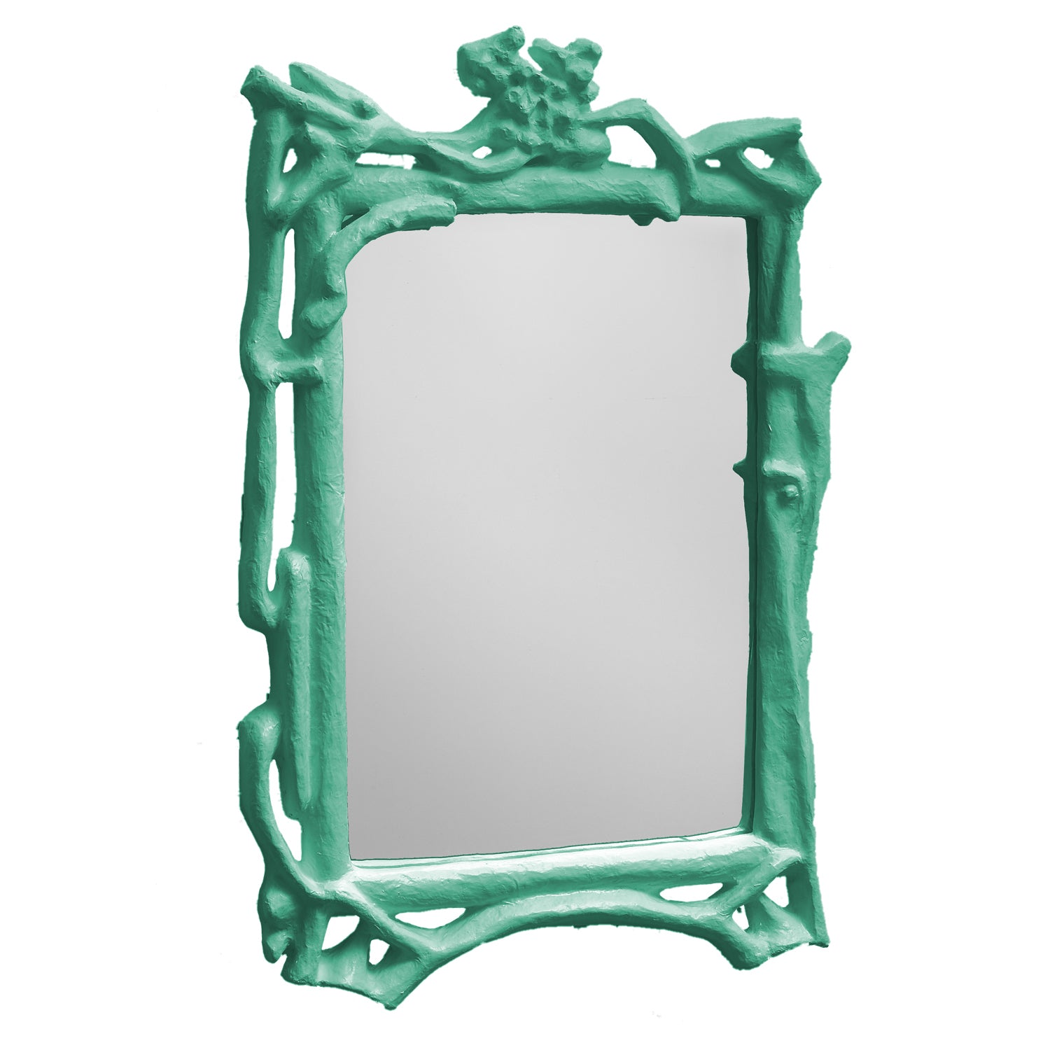 Magalie Mirror, artisan made papier mache branches frame