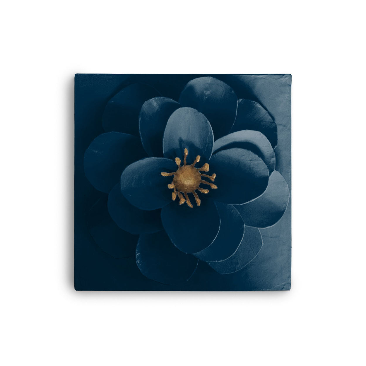 Camellia Flower Wall Tile, handmade in Mexico